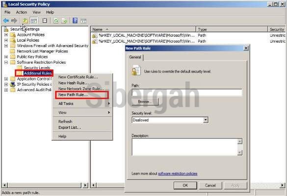 local-security-policy-software-restriction-additional-rules