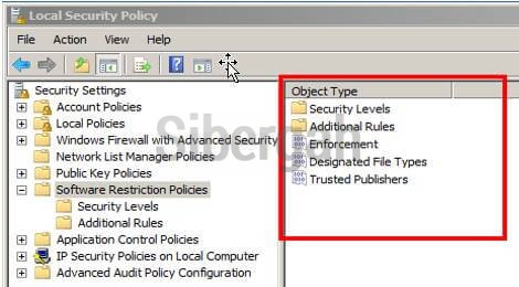 local-security-policy-software-restriction-object-policies